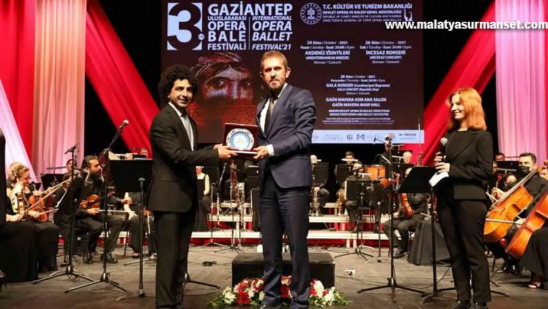 Uluslararası opera ve bale festivali gala konseri yapıldı