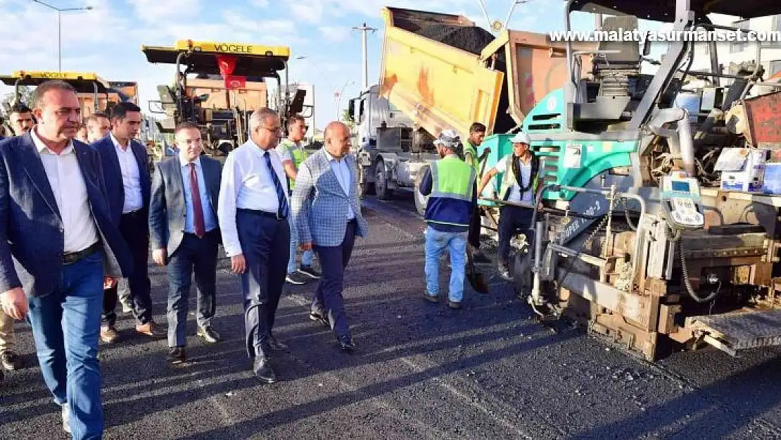 Vali Ali İhsan Su, yol yapım çalışmasını denetledi