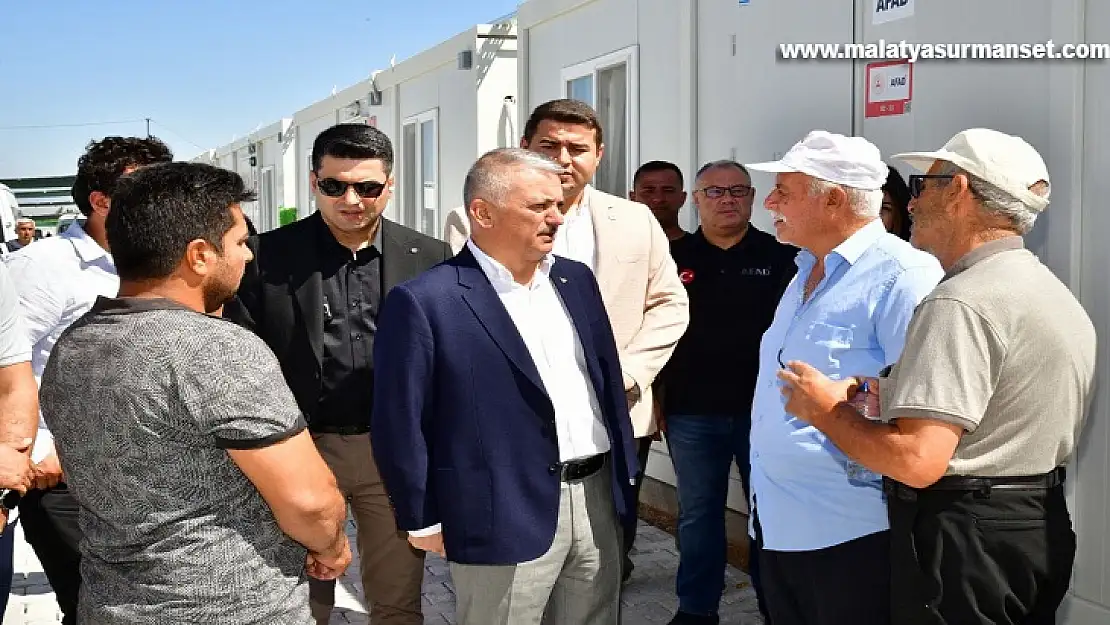 Vali Ersin Yazıcı Konteyner Ve Rönesans Konteyner Yaşam Kent 1 Yaşam Alanlarını Ziyaret Etti.