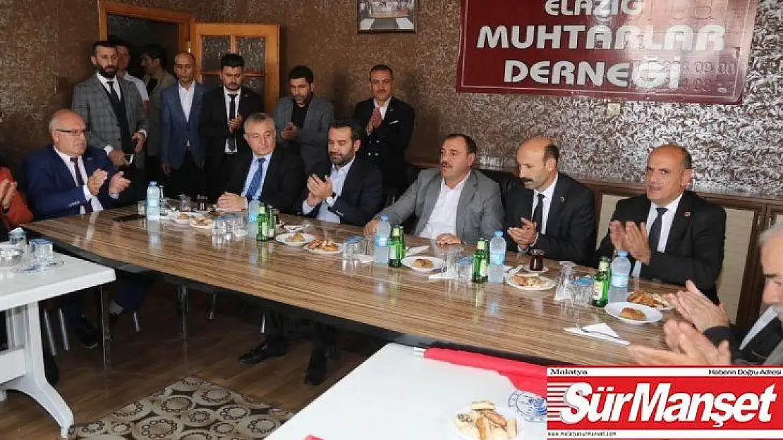 Vali Kaldırım ve Başkan Şerifoğullları, muhtarlarla bir araya geldi