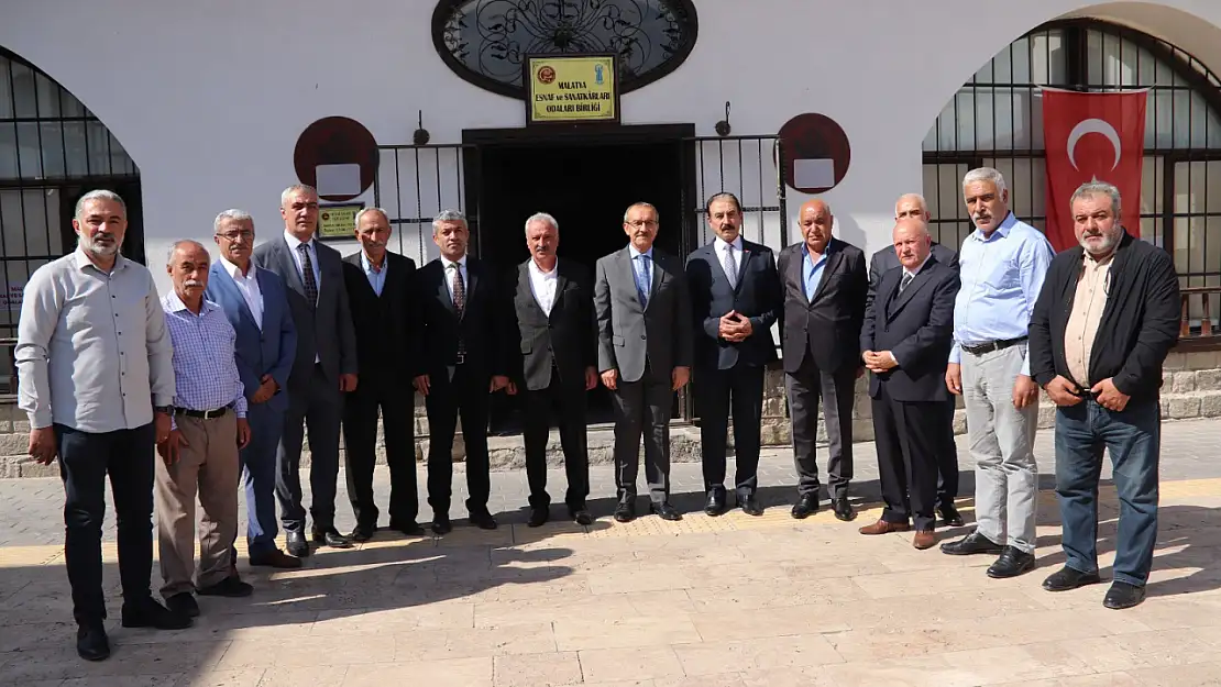 Vali Yavuz'dan MESOB Başkanı Keskin'e Ziyaret 