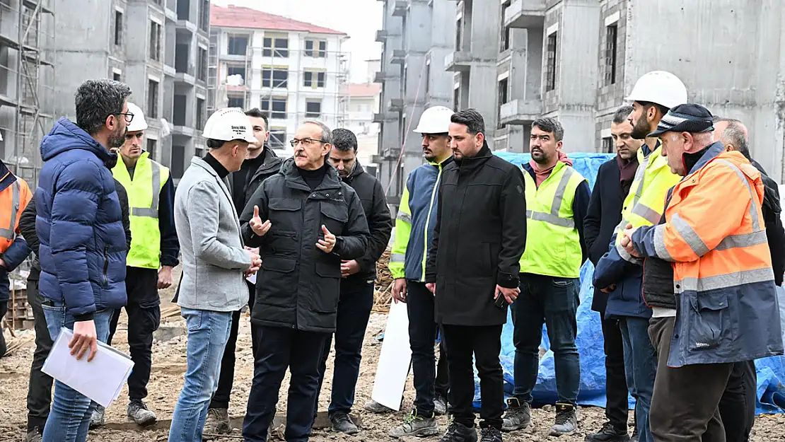 Vali Yavuz Şubat Ayından İtibaren Konut Teslimlerine Başlıyoruz