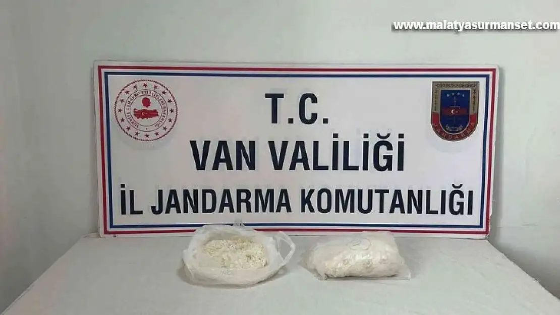 Van'da 4 kilo 454 gram metamfetamin ele geçirildi