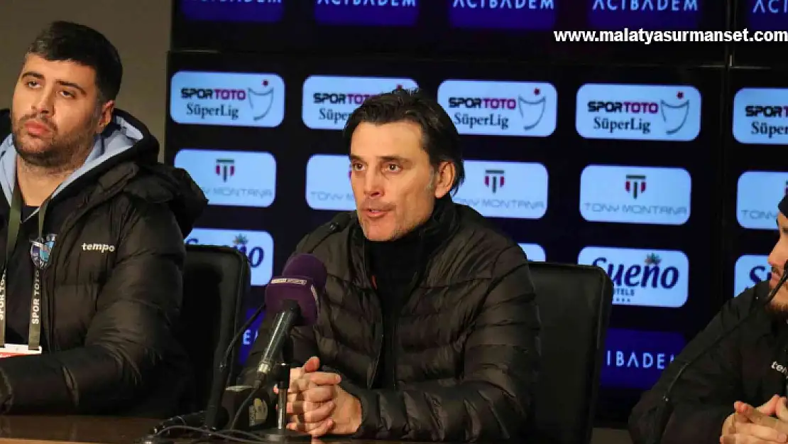 Vincenzo Montella: 'Gurur verici bir galibiyet'