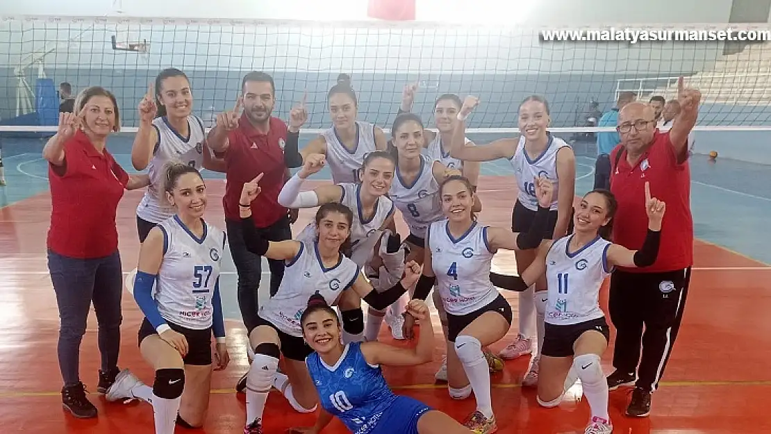 Voleybol Bayanlar Ligin'de Malatya'nın Prensesleri 3-0 Galip...