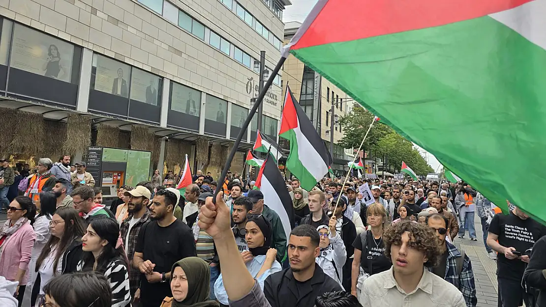 Ya Soykırım Ya Adalet! Mannheim'da Filistin'e Destek Çığlığı