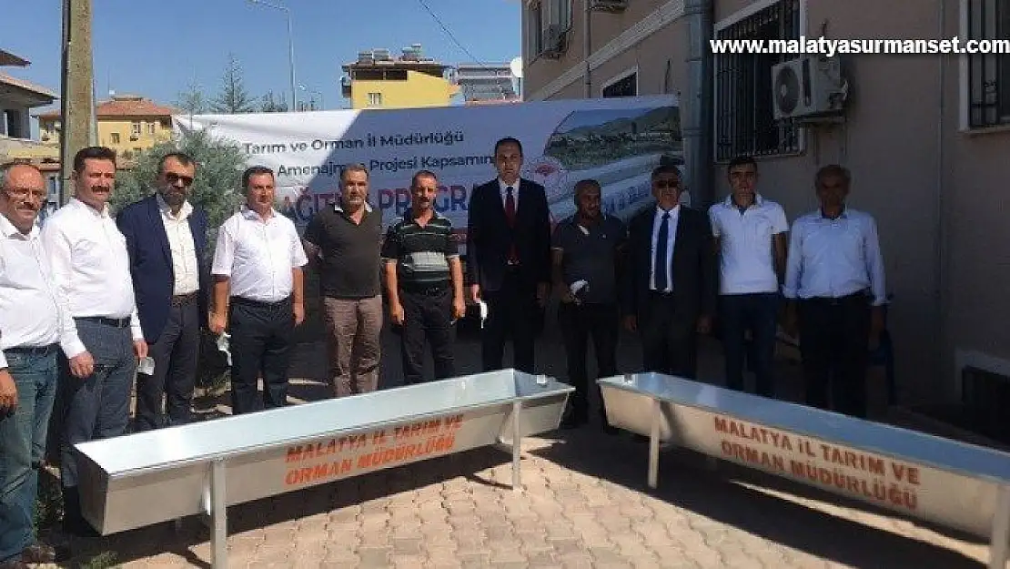 Yazıhan'da hayvan yetiştiricileri sevindirildi
