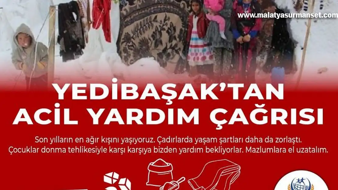 Yedi Başak'tan 'acil yardım' çağrısı