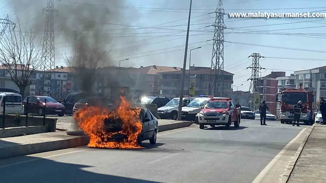 Yeni aldığı araba 10 dakika sonra alev topuna döndü, hayatının şokunu yaşadı