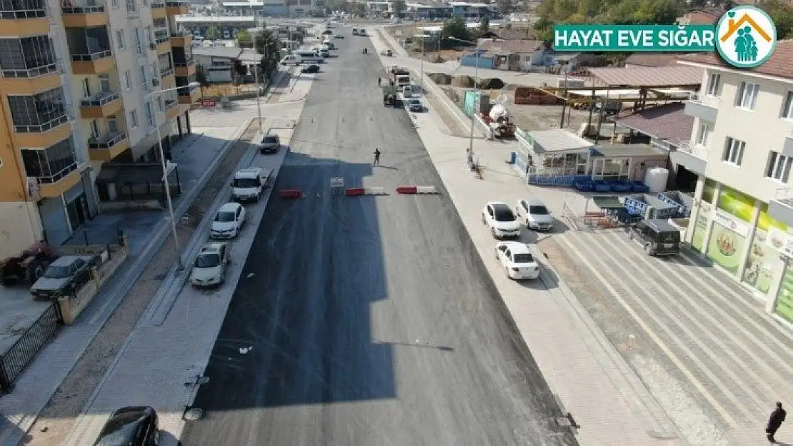 Yeni yol, adına yakışır şekilde modern bir görünüme kavuşuyor
