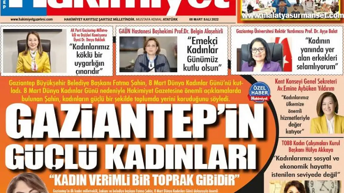 Yerel gazeteden kadınlara özel baskı