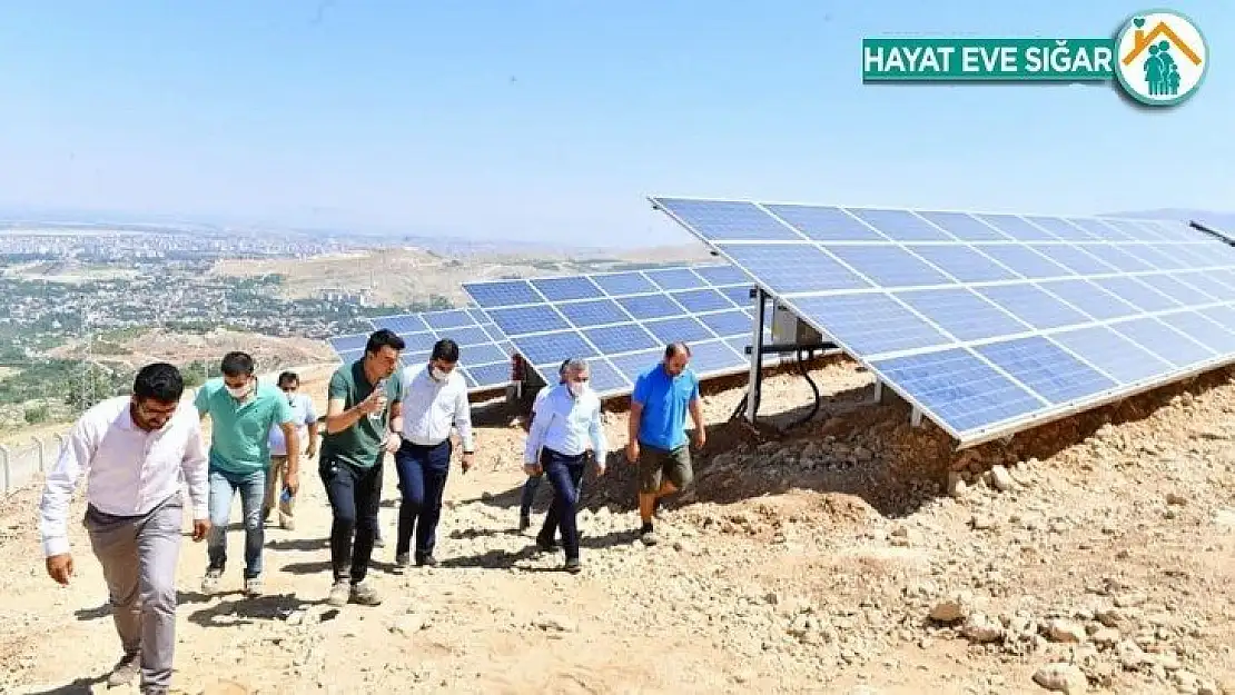 Yeşilyurt 1. Güneş Enerji Santrali'nde enerji üretimi başladı