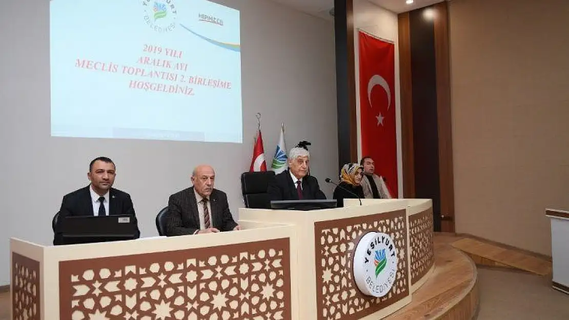 Yeşilyurt Belediye Meclisi, 2019 yılı çalışmalarını tamamladı