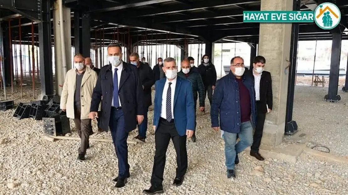 Yeşilyurt Belediyesi Çilesiz semt pazarı ve yaşam merkezi hızla yükseliyor