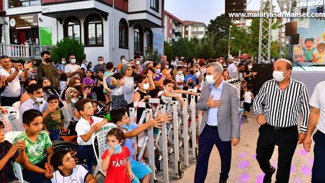 Yeşilyurt çocuk şenliği, renkli anlara sahne oldu