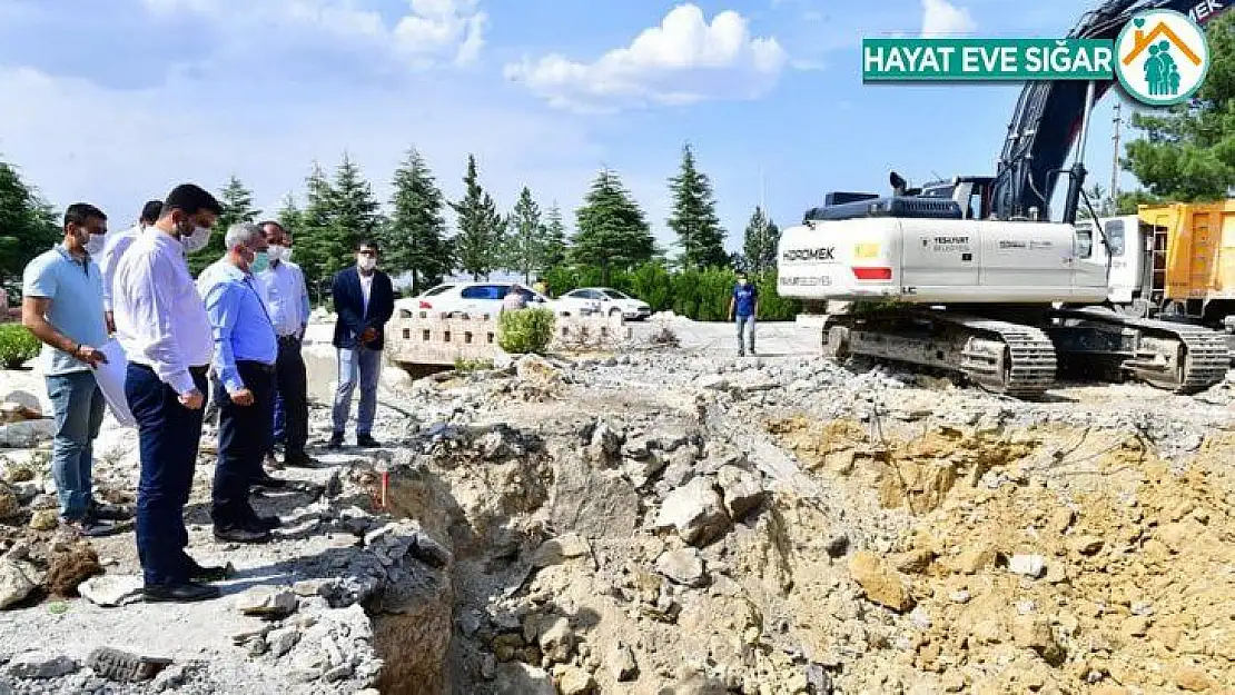 Yeşilyurt Şahin Tepesi Tesislerinin yapım işi başladı