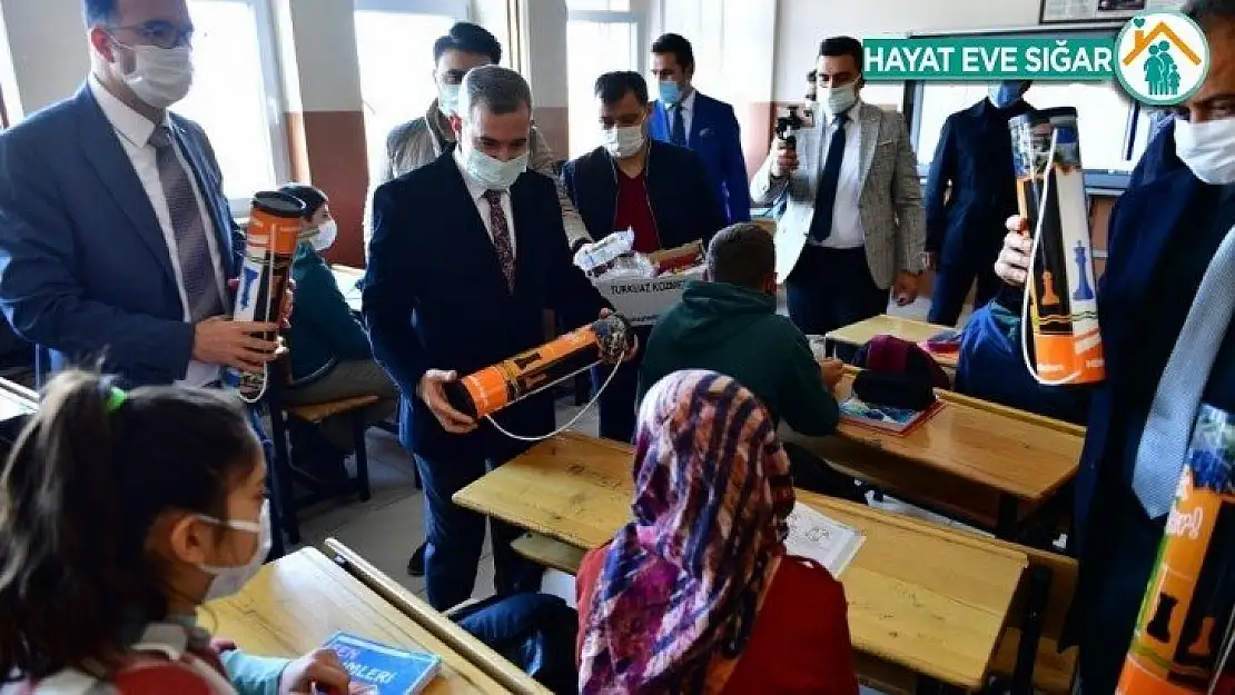 Yeşilyurt'ta köy okullarında yüz yüze eğitim başladı