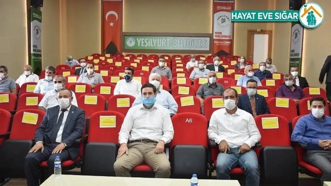 Yeşilyurt'ta muhtarlara 'Covid-19' tedbirleri anlatıldı