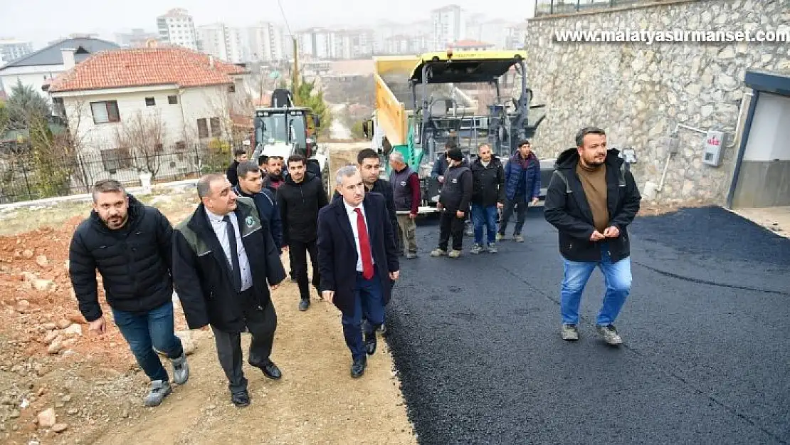 Yeşilyurt'ta ulaşım ağı konforlu hale dönüştürülüyor