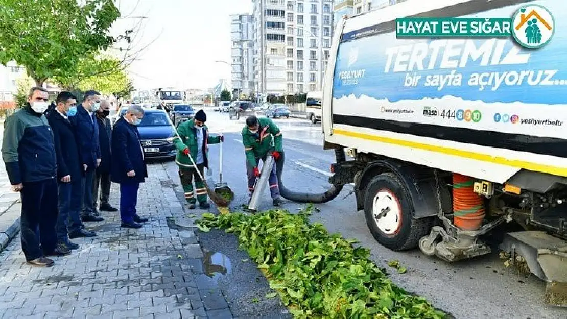 Yeşilyurt'ta üst seviyede hijyen uygulamaları