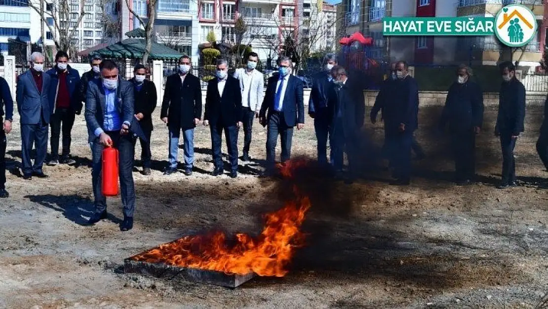 Yeşilyurt'ta yangın ve ilk yardım eğitimi
