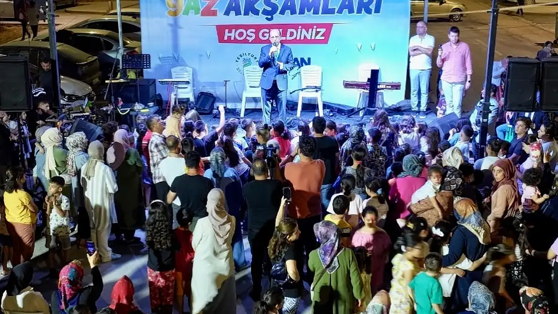 Yeşilyurt'ta Yaz Akşamları Coşkusu Yaşandı