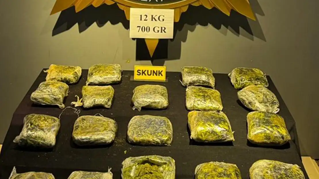 Yolcu otobüsünde 12.7 kilo sentetik uyuşturucu ele geçirildi