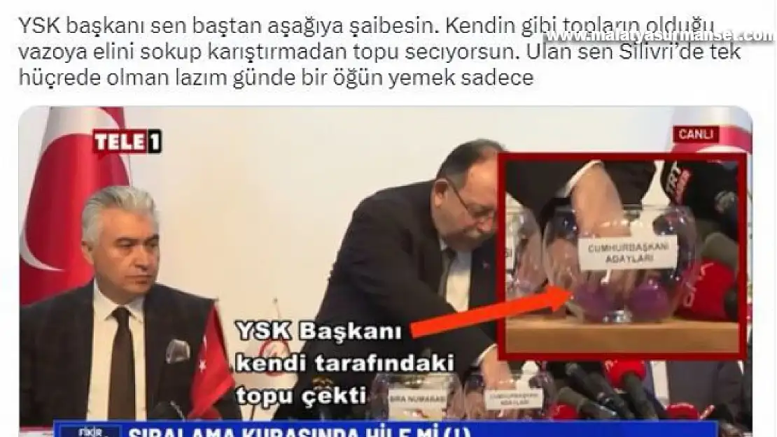 YSK üyelerini hedef gösteren paylaşımlara ilişkin soruşturma