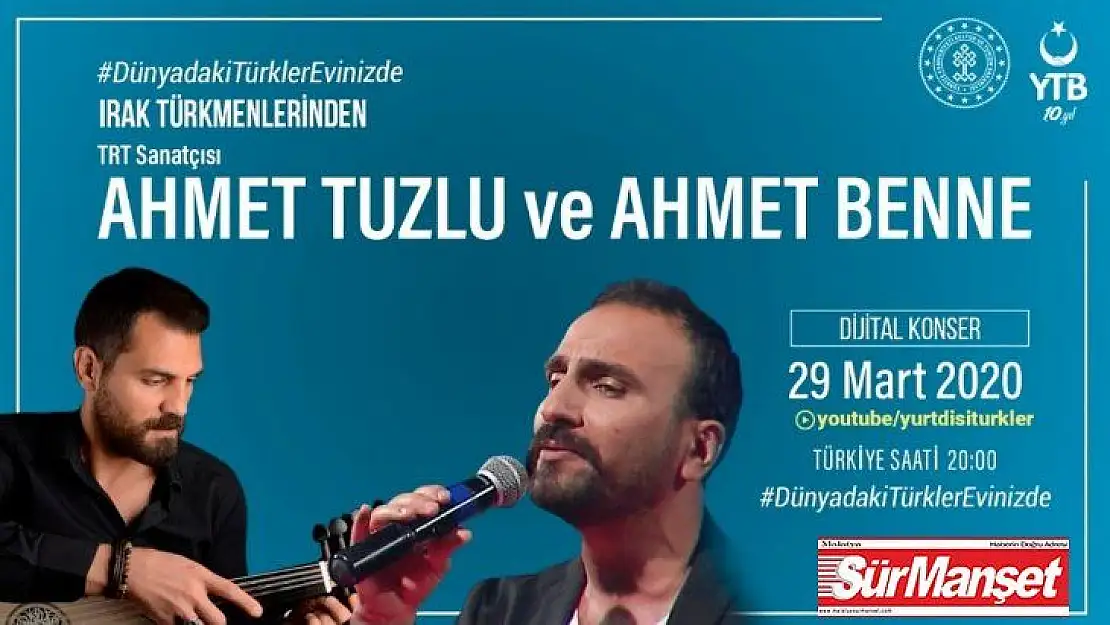 YTB'den evindeki vatandaşlara dijital konserler