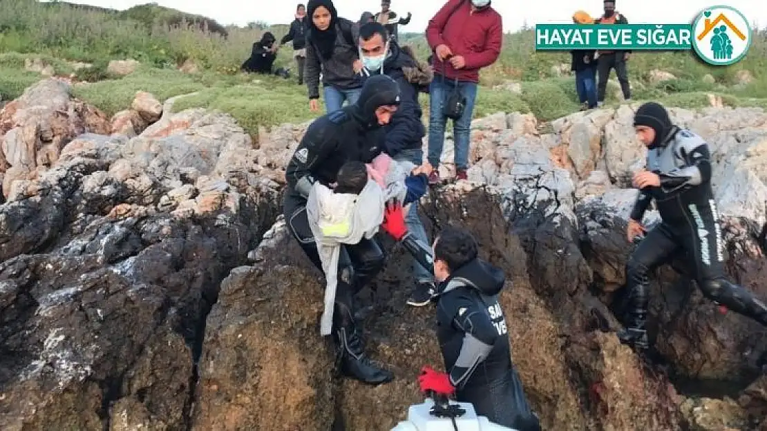 Yunanların ölüme terk ettiği göçmenleri Türk Sahil Güvenlik ekibi kurtardı