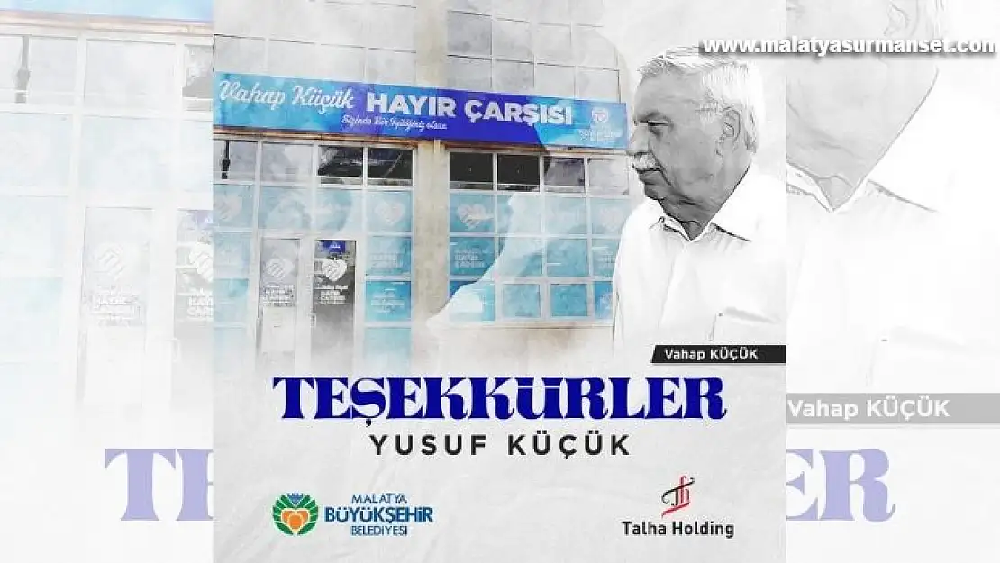 Yusuf Küçük'ten Vahap Küçük Hayır Çarşısına 1 Milyon 500 Bin Liralık Yardım