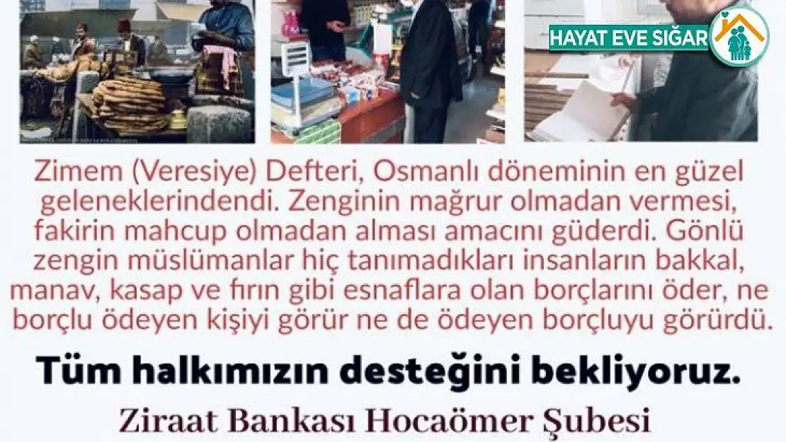 Zimem geleneği kampanyası başlatıldı