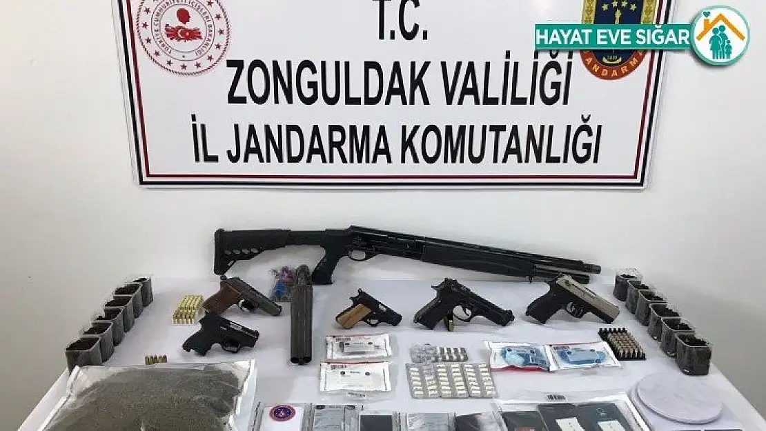 Zonguldak'ta uyuşturucu operasyonu: 6 gözaltı