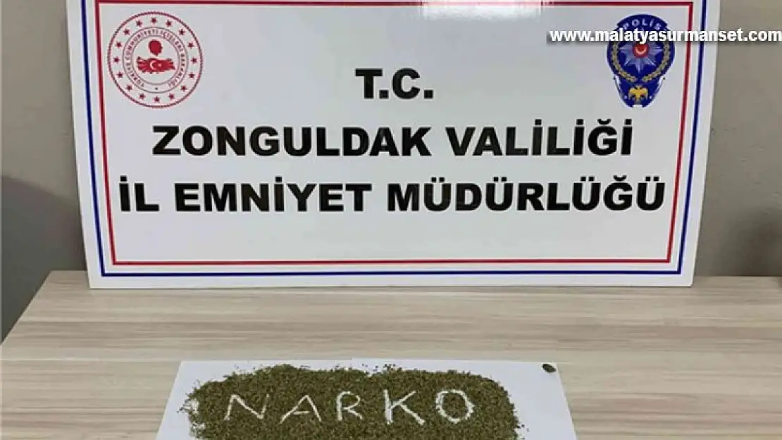 Zonguldak'ta uyuşturucu operasyonu