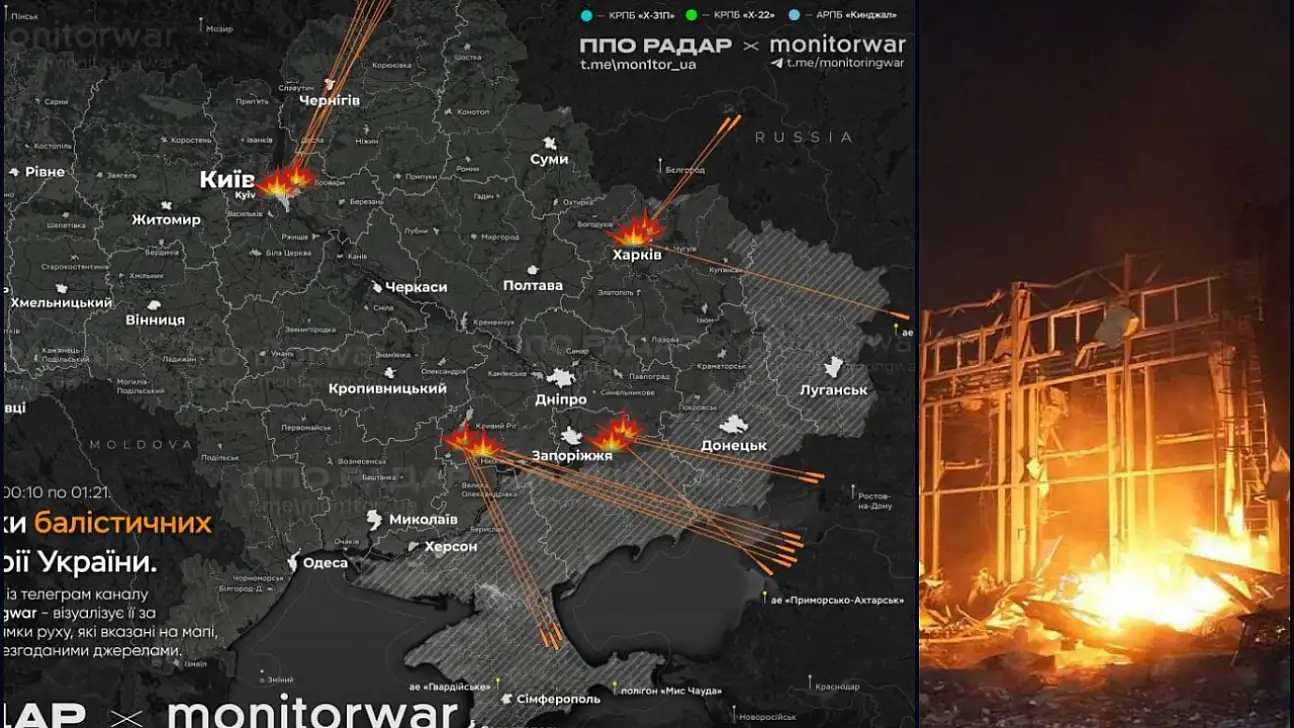 Rus saldırıları Ukrayna'yı zorluyor: Yılın en yoğun füze saldırısı