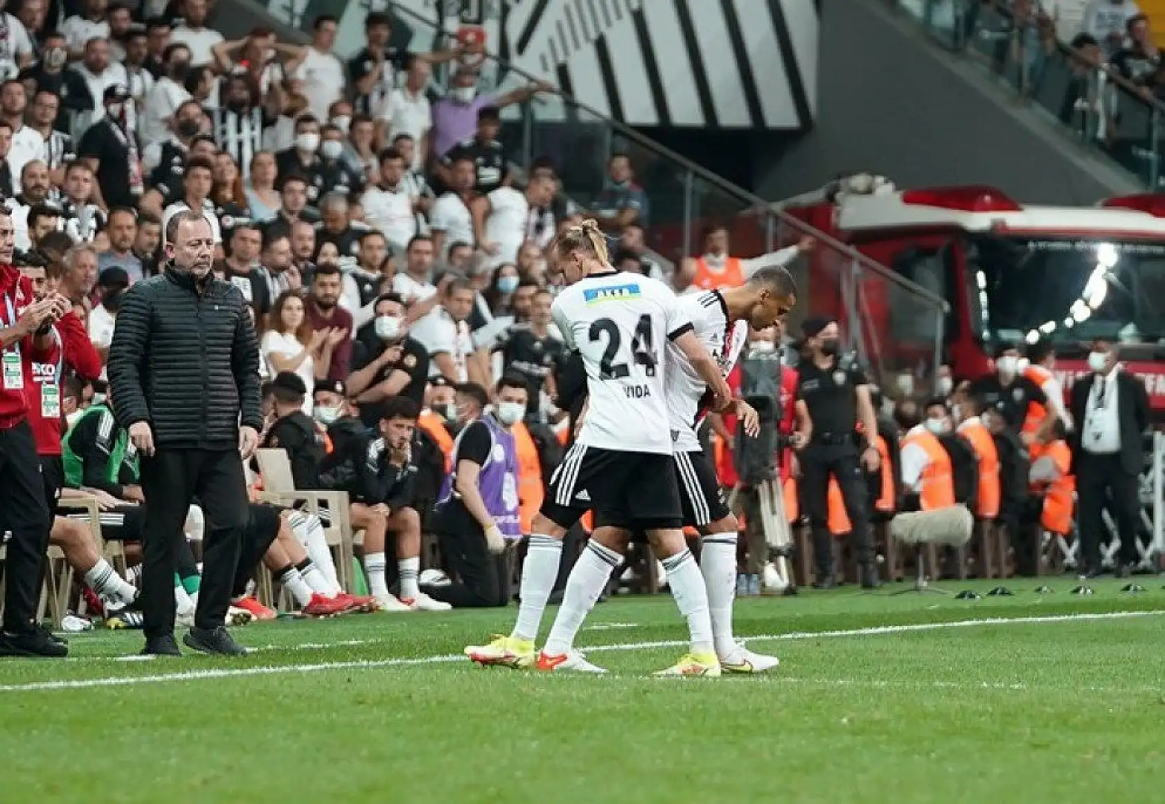 Beşiktaş Ö.K. Yeni Malatyaspor Karşılaşmasından Kareler