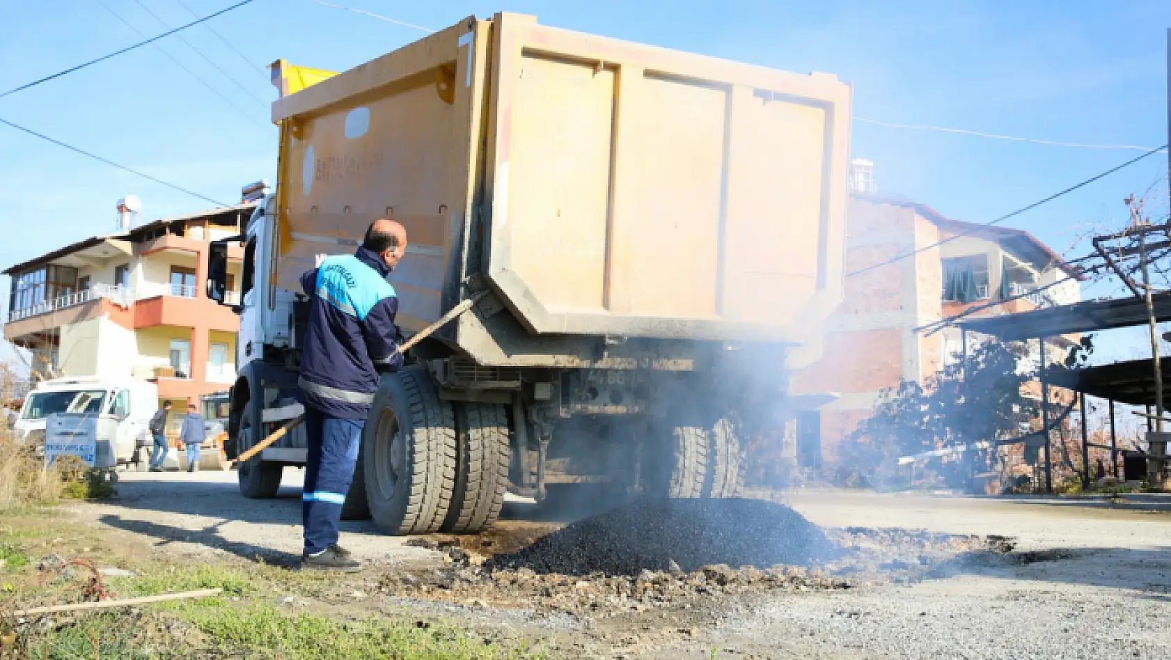 Battalgazi'de Yol Yapım Çalışmalarına Tam Gaz Devam