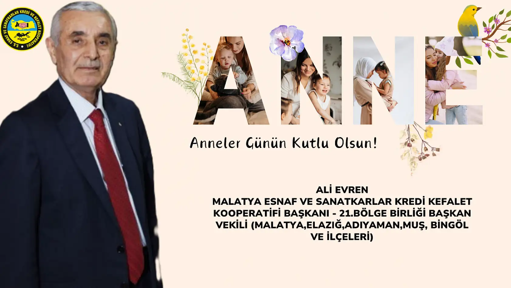 Başkan Evren'den Anneler Günü Mesajı