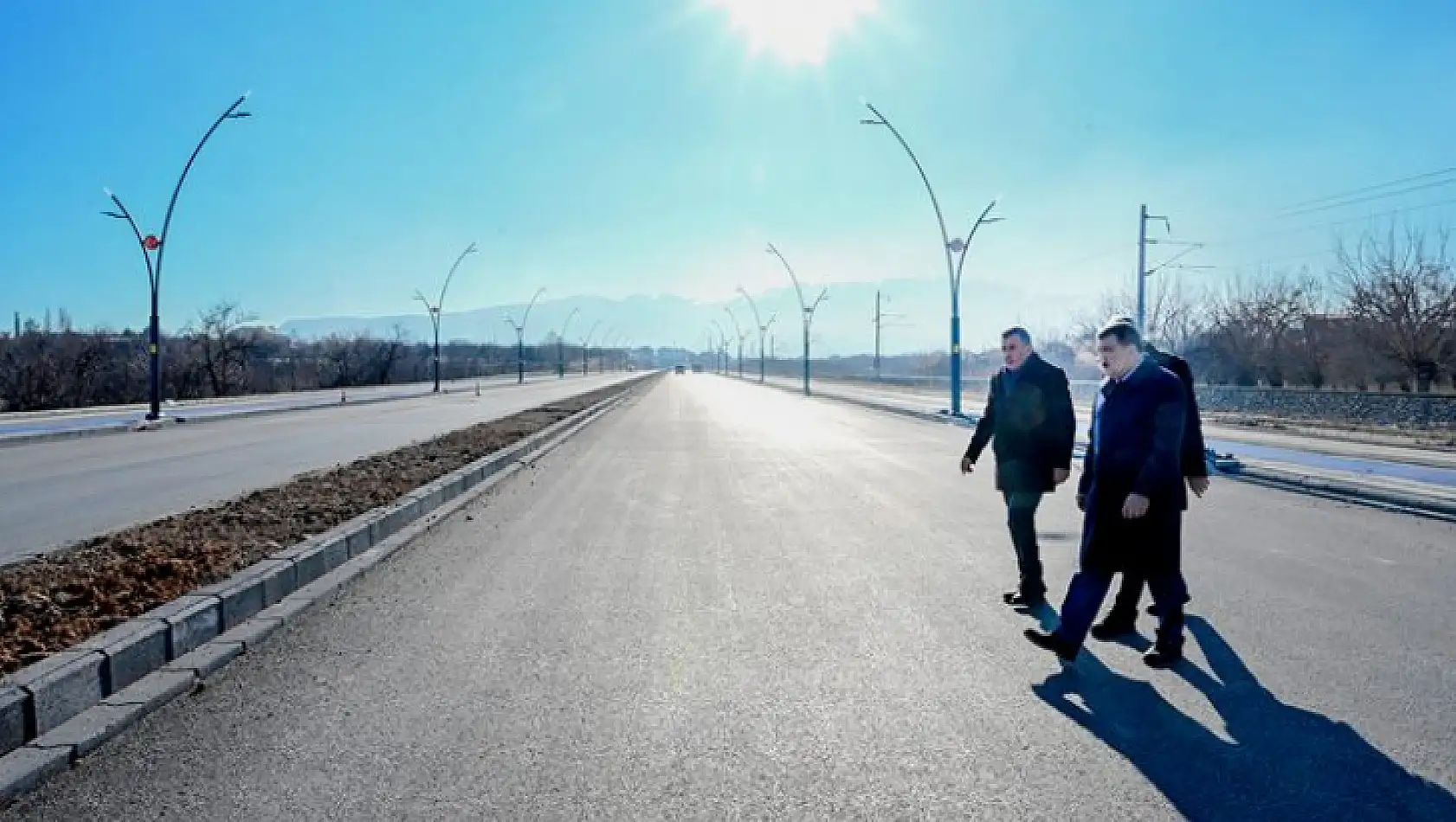 Başkan Gürkan Kuzey Kuşak Yolu Bağlantı Yolunda İncelemelerde Bulundu