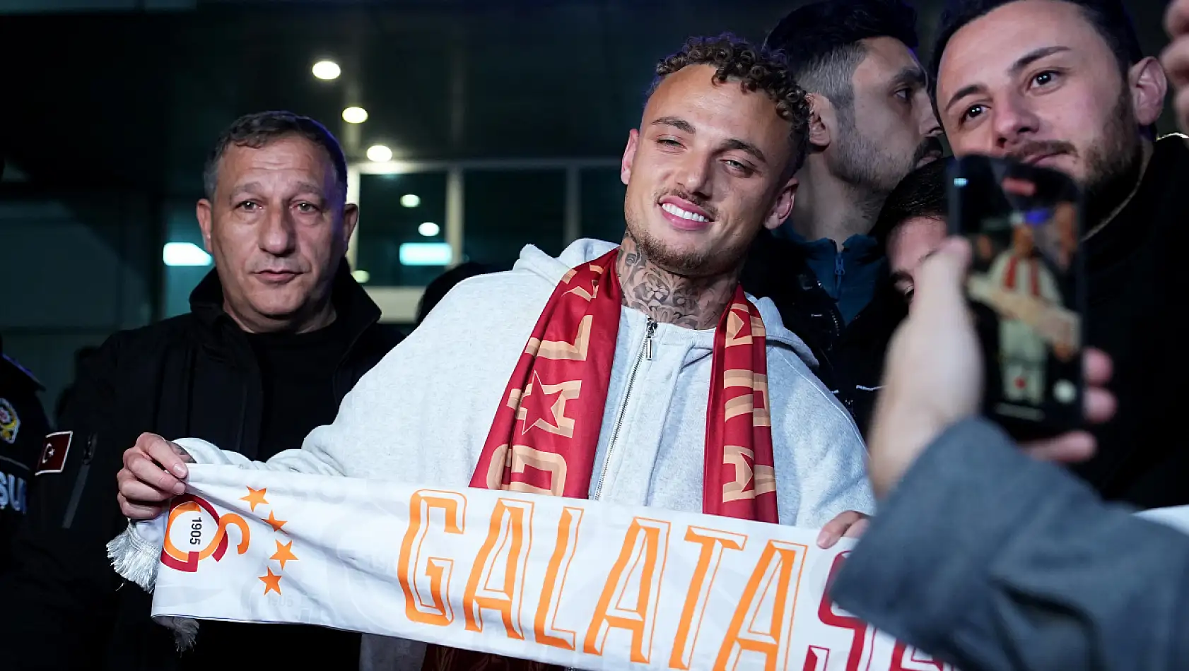 Galatasaray'ın yeni transferi Noa Lang, İstanbul'a geldi