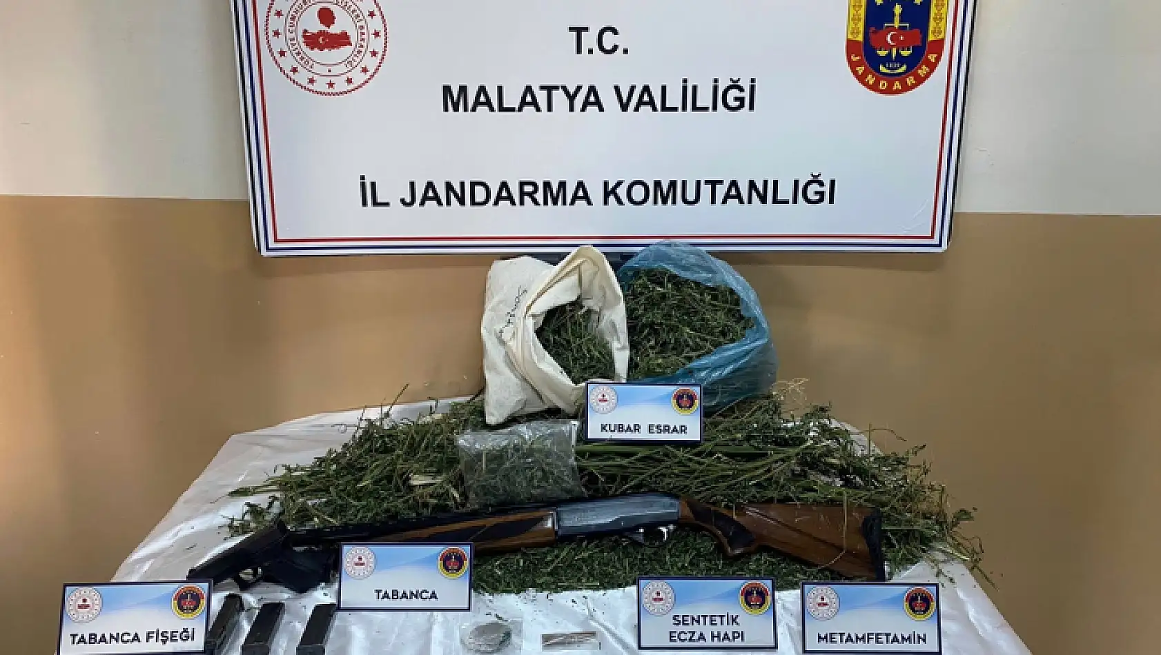 Malatya'daki uyuşturucu operasyonunda 2 kişi yakalandı