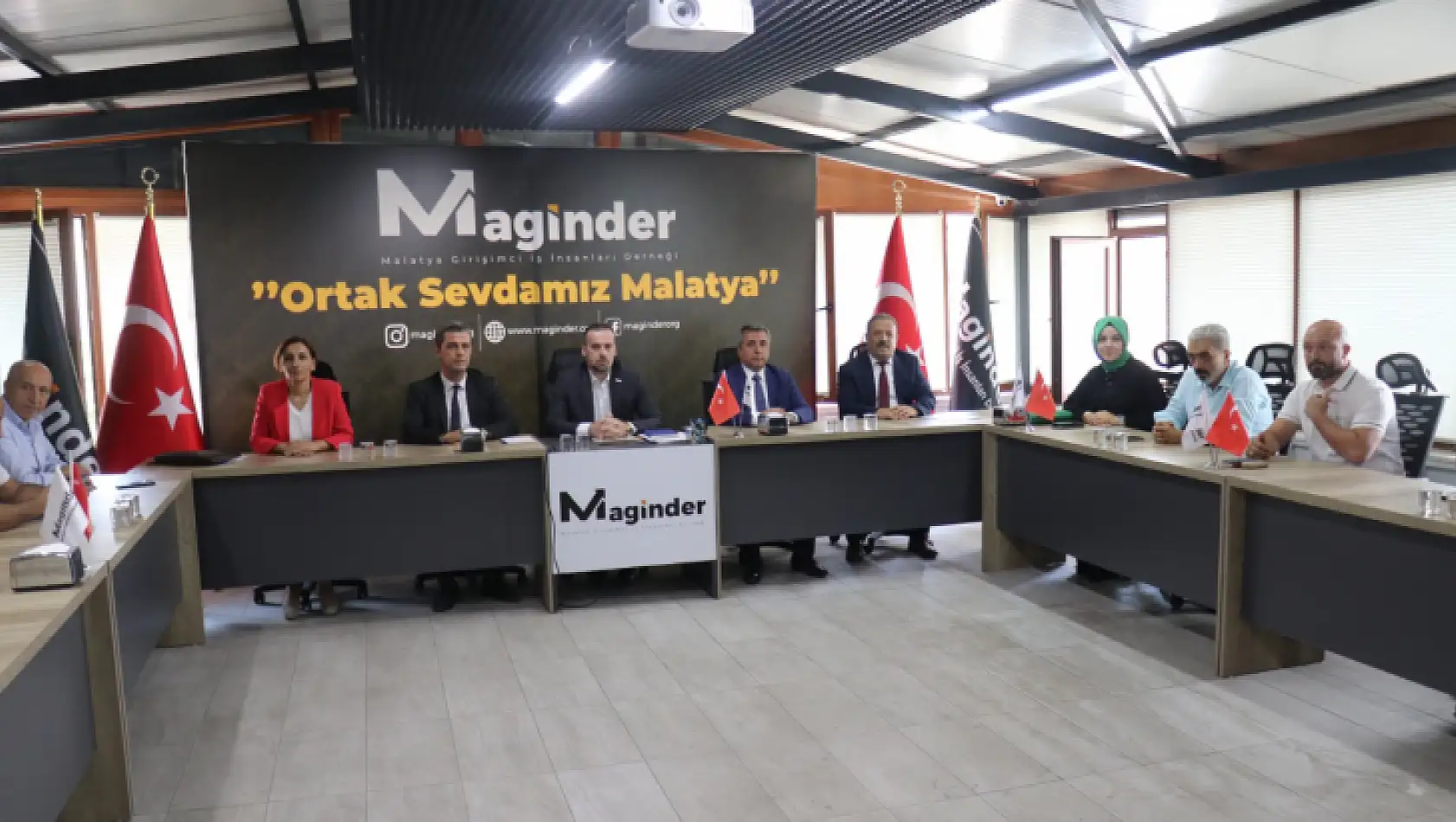 Malatya Vergi Dairesi Başkanı'ndan MAGİNDER 'e ziyaret