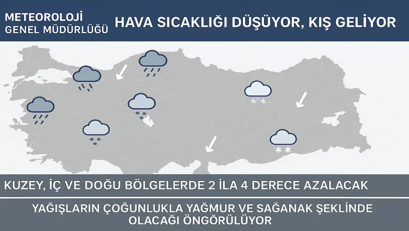 Soğuk Hava Dönüyor: İşte Bu Hafta Türkiye'yi Bekleyen Hava
