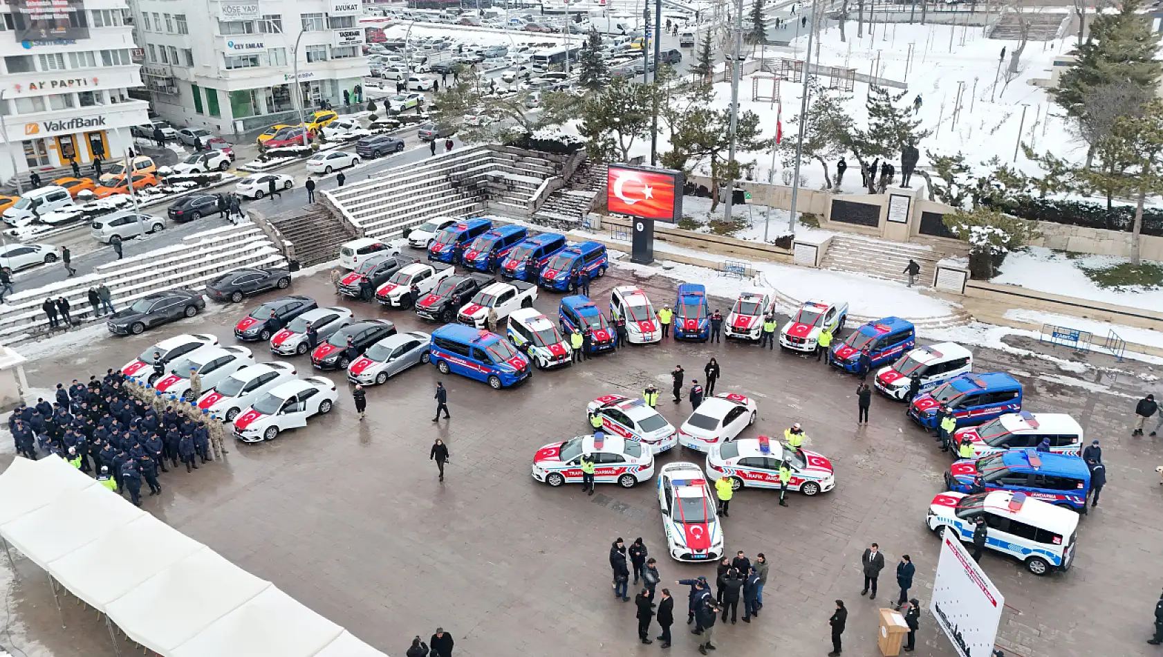 Yozgat'ta emniyet ve jandarmaya 54 yeni araç