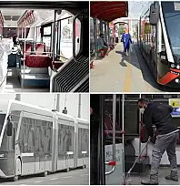 MOTAŞ'tan Trambüslere Titiz Bakım: 'Her Sefer Daha Güvenli, Daha Temiz'