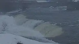 Elazığ'da sağanak yağış sonrası dereler coştu