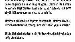 Elazığ Valiliği'nden deprem açıklaması