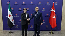 Dışişleri Bakanı Fidan, Suriyeli mevkidaşı Şeybani ile görüştü