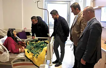 Akçadağ Belediye Başkanı Ulutaş'tan hastane ziyareti