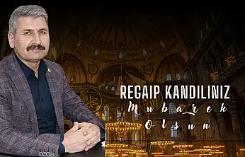 Başkan Hüseyin Söylemez'den Regaip Kandili Mesajı